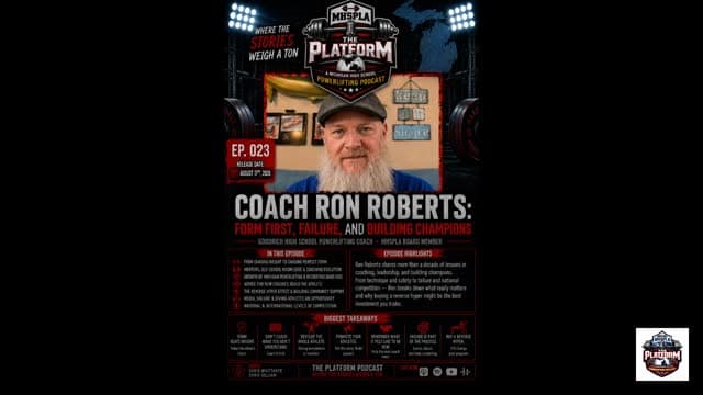 Coach Ron Roberts: Form First, Failure, and Building Champions | The Platform Ep. 23